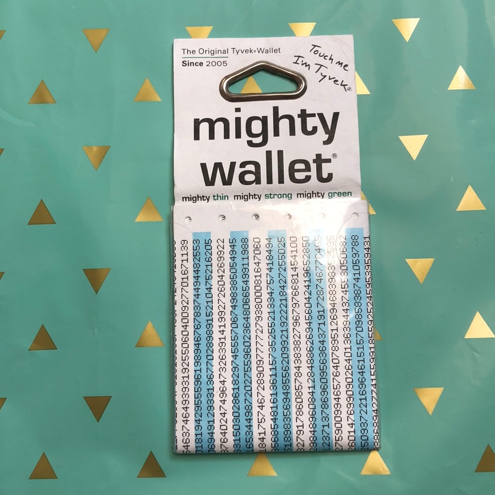 !LAST DAY!  Eco-friendly Tyvek Mighty Wallet